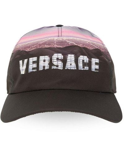 Versace Baseball Cap, - Red