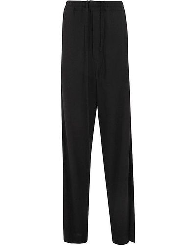Ann Demeulemeester Selah Drawstring Comfort Trousers - Black