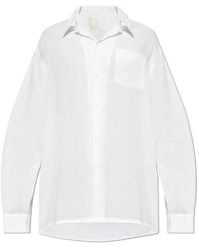Givenchy Linen Oversize Shirt - White