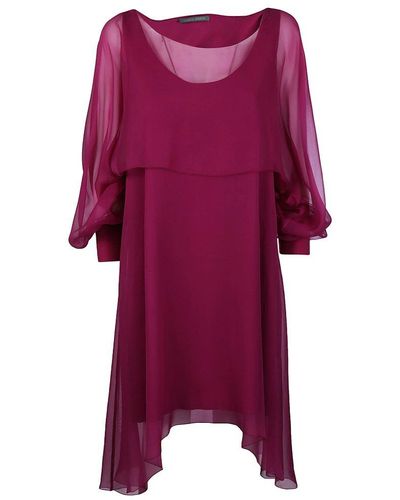 Alberta Ferretti Long Dress - Purple