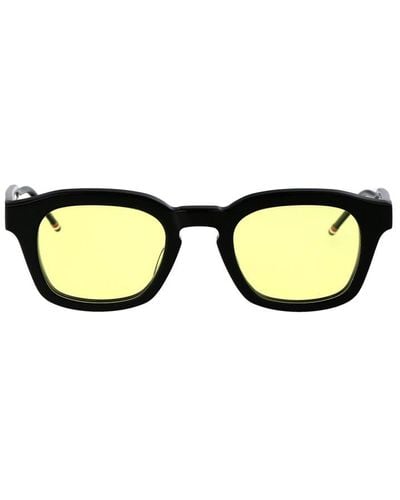 Thom Browne Square Frame Sunglasses - Yellow