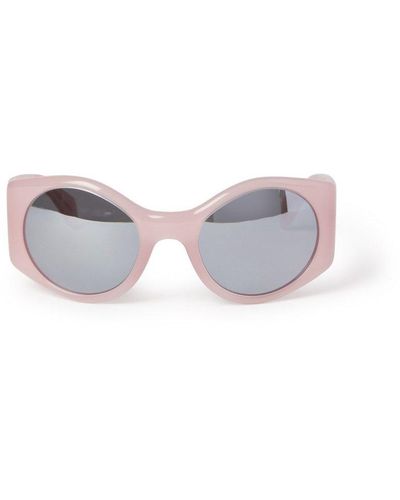 Palm Angels Ennis Round Frame Sunglasses - Grey