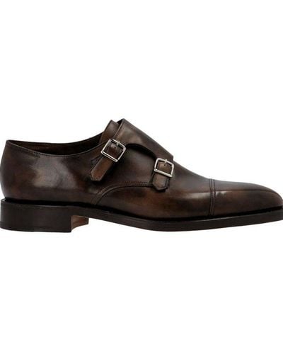 John Lobb William Buckled Loafers - Brown