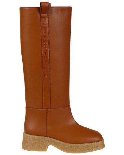 Stella McCartney Skyla Chunky-sole Boots - Brown