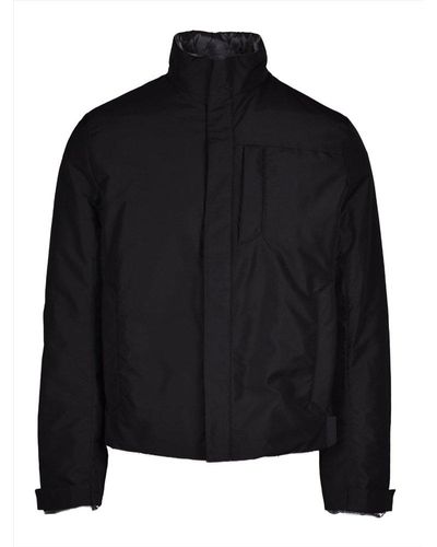 Prada Zip-up Reversible Down Jacket - Black