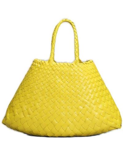 Dragon Diffusion Santa Croce Small Tote Bag - Yellow