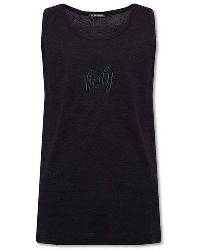 Ann Demeulemeester 'seva' Sleeveless T-shirt - Black