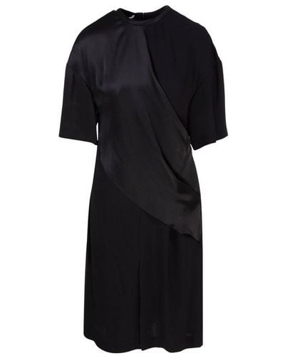 Stella McCartney Panelled Crewneck Dress - Black