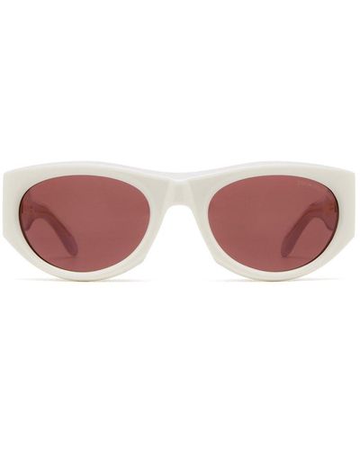Cutler and Gross Round Frame Sunglasses - White