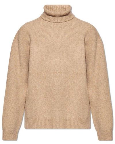 Nanushka 'nevin' Wool Sweater, - Natural