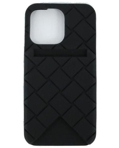 Bottega Veneta Embossed Iphone 13 Pro Cover - Black