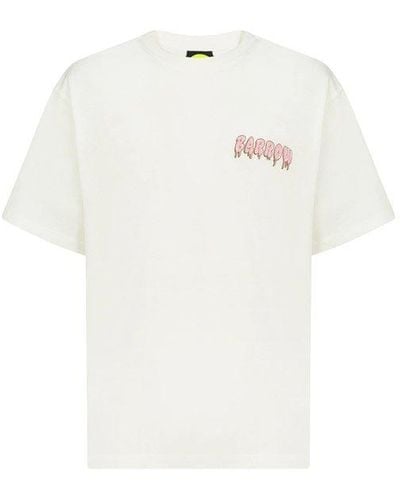 Barrow Logo-printed Crewneck T-shirt - White