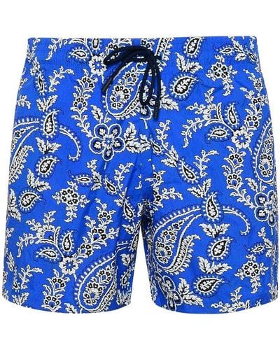 Etro Blue Polyamide Swim Shorts