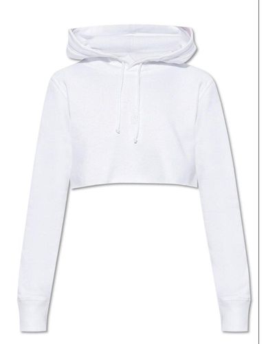 Givenchy Cropped Hoodie - White