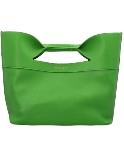 Alexander McQueen The Bow Tote Bag - Green