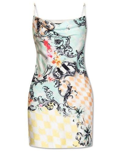 Balmain Strap Dress - Multicolour