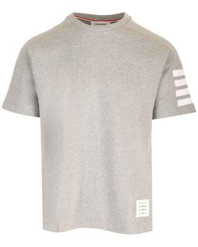 Thom Browne Short-Sleeved T-Shirt - White