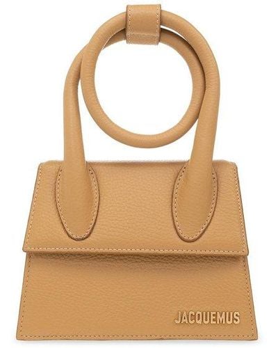 Jacquemus Le Chiquito Noeud Coiled Handbag - Metallic