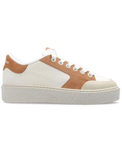 See By Chloé 'hella' Trainers - Natural