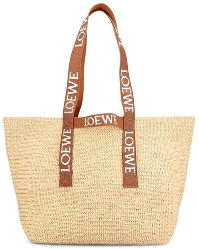 Loewe Fold Shopper Bag - Metallic