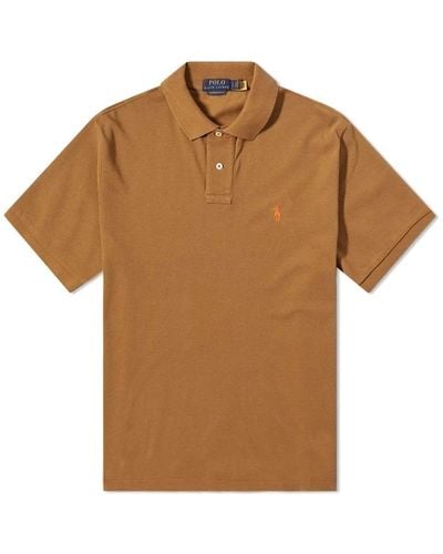 Polo Ralph Lauren The Iconic Mesh Polo Shirt - Brown