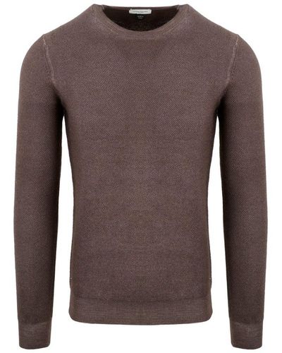 Paolo Pecora Crewneck Knit Sweater - Brown