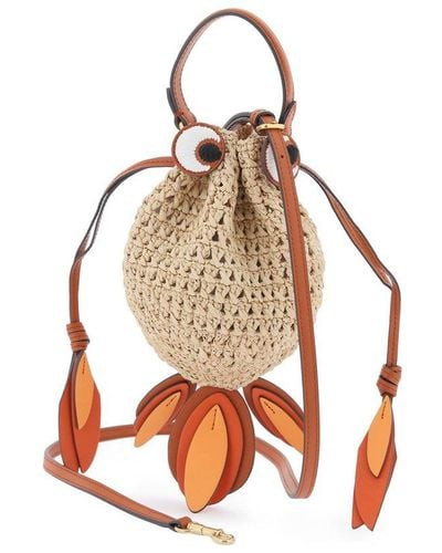 Anya Hindmarch Goldfish Mini Crossbody Bag - Natural