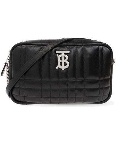 Burberry ‘Lola Small’ Quilted Shoulder Bag - Black