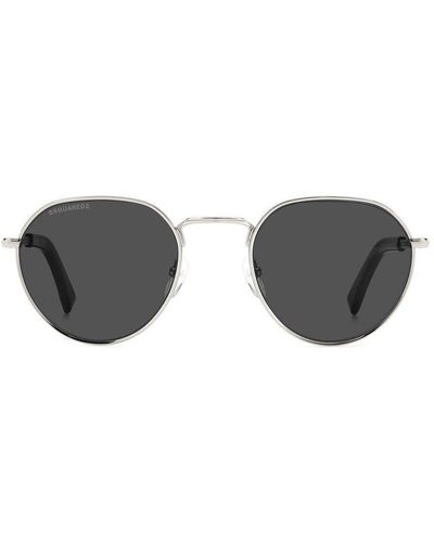 DSquared² Round Frame Sunglasses - Black