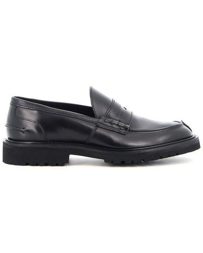 Tricker's James Penny Loafers - Black