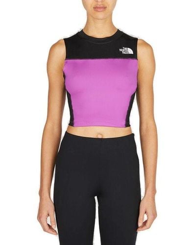 The North Face Cropped Tank Top - Purple