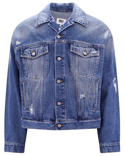 MM6 by Maison Martin Margiela Jacket - Blue