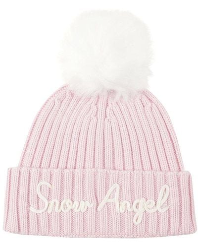 Mc2 Saint Barth Wengen Snow Angel Beanie - Pink