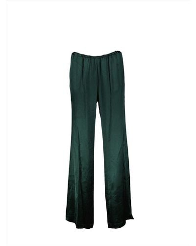 Ami Paris Wide Leg Trousers - Green
