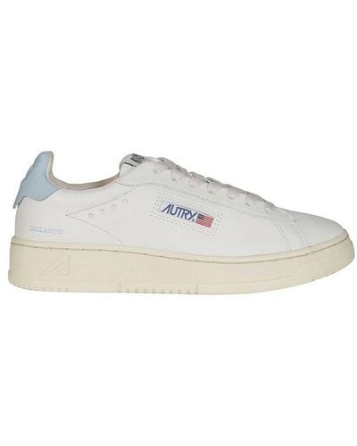 Autry Dallas Lace-up Trainers - White