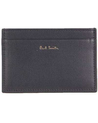 Paul Smith Other Materials Card Holder - Grey
