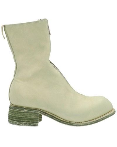 Guidi Pl2 Zipped Ankle Boots - Green