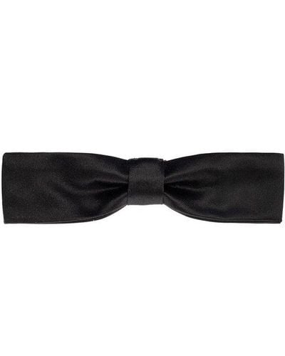 DSquared² Silk Bow Tie, - Black