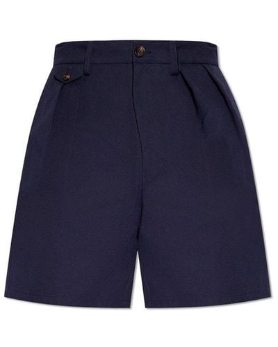 Bally Cotton Shorts, - Blue