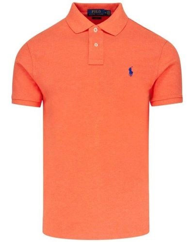 Polo Ralph Lauren Slim-fit Polo Shirt - Orange