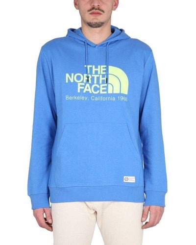 The North Face Sweatshirt With Logo Embroidery - Blue