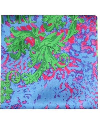 Versace Jeans Couture Silk Scarf - Blue
