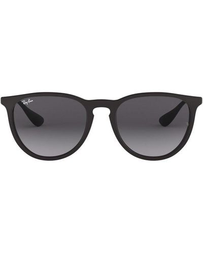 Ray-Ban Rb4171 Erika Round Sunglasses - Black