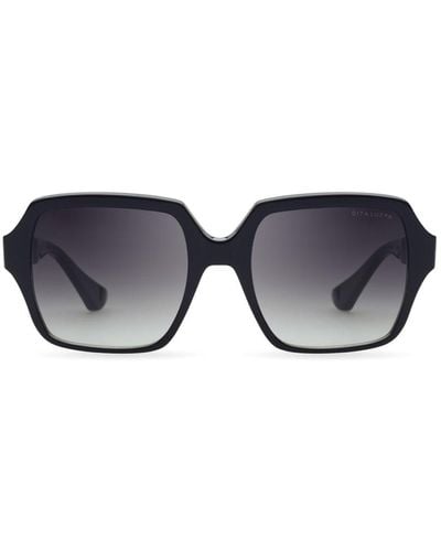 Dita Eyewear Luzpa Hexagon Frame Sunglasses - Black
