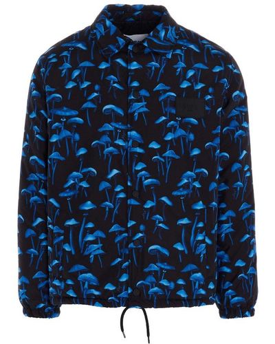 MSGM Mushroom Jacket - Blue