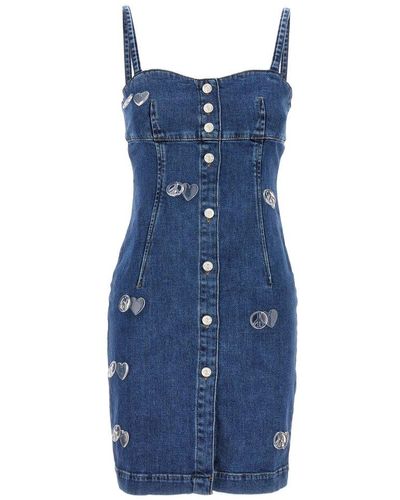 mini dress blue Burnout Bias Size:40/M under30 Ariana Grande Talks Viral