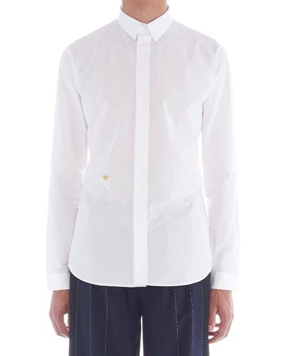 Dior Bee Embroidered Shirt - White