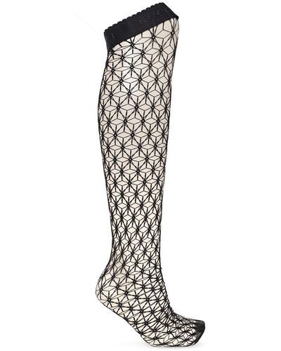 Gucci Patterned Stockings - Black