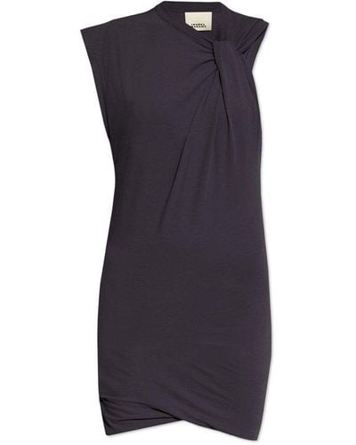 Isabel Marant Leany Sleeveless Mini Dress - Blue