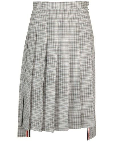 Thom Browne Classic Design Skirt - Grey